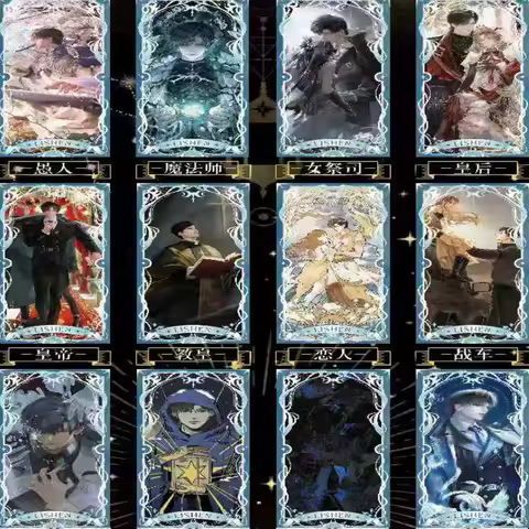 Love and Deepspace Tarot Cards Complete Set Wholesale Major Arcana Minor Divination Deck with Collectible Gifts For Fans