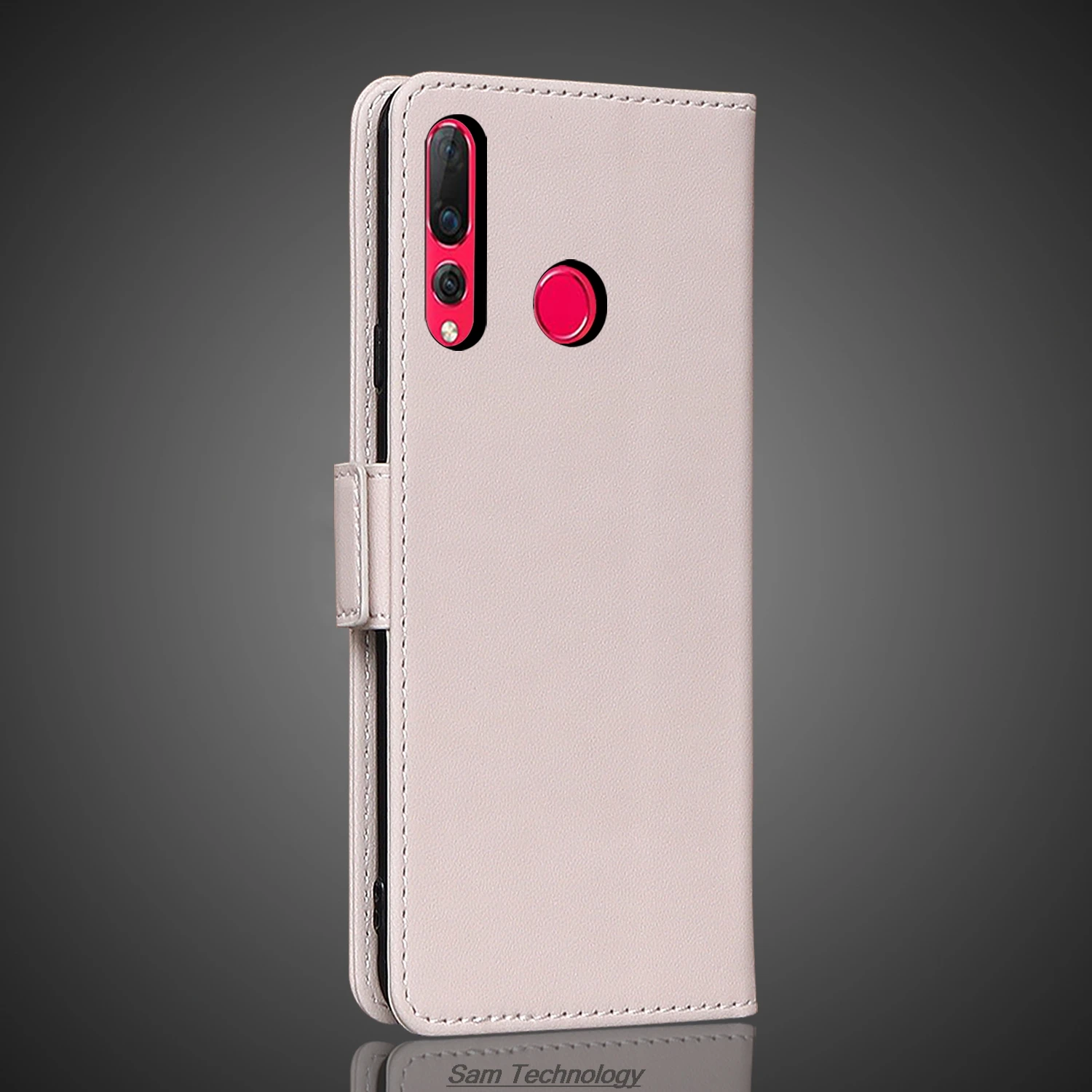 Magnetic buckle Leather Case for Huawei Nova 4 Nova4 Wallet RFID BLOCKING Flip Cover female Simple Capa Fundas Coque