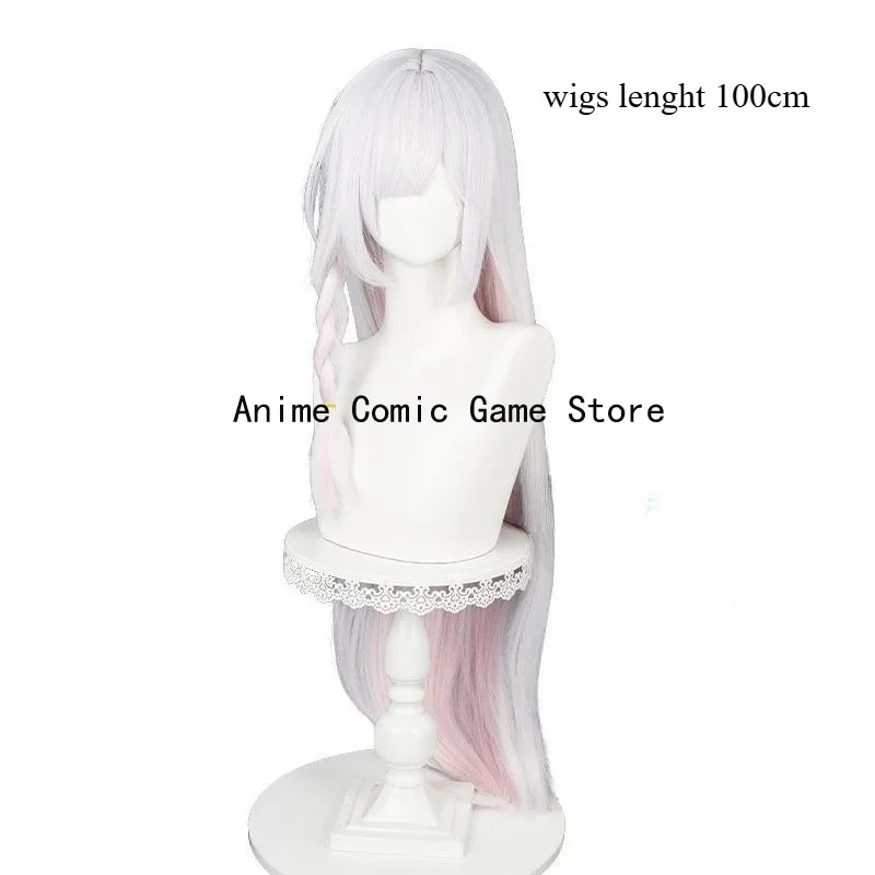 

Blue Archive Purana Cosplay Wig Anime Project MX Arona Straight Long Heat Resistant Synthetic Hair Halloween Role Play for Women
