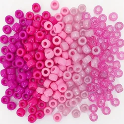 30g about100pcsVibrant Plastic Mixed Barrel Pony Beads for DIY  Unique Bracelets Necklaces Anklets Earrings,Jewellry accessories