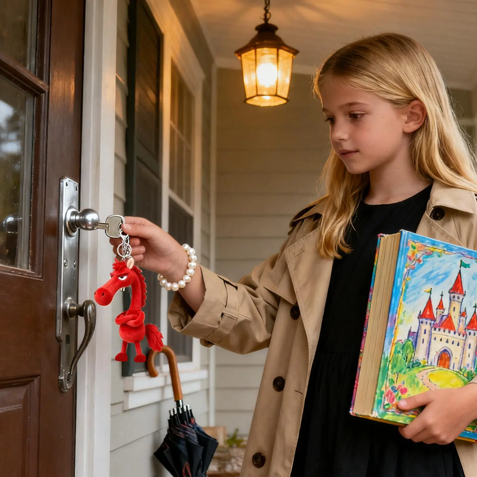 Plush Keychain 2026 Cute Mascot Key Chain Small Stuffed Keychain Pendants For Backpack Wallet Luggage Rearview Mirror Phone