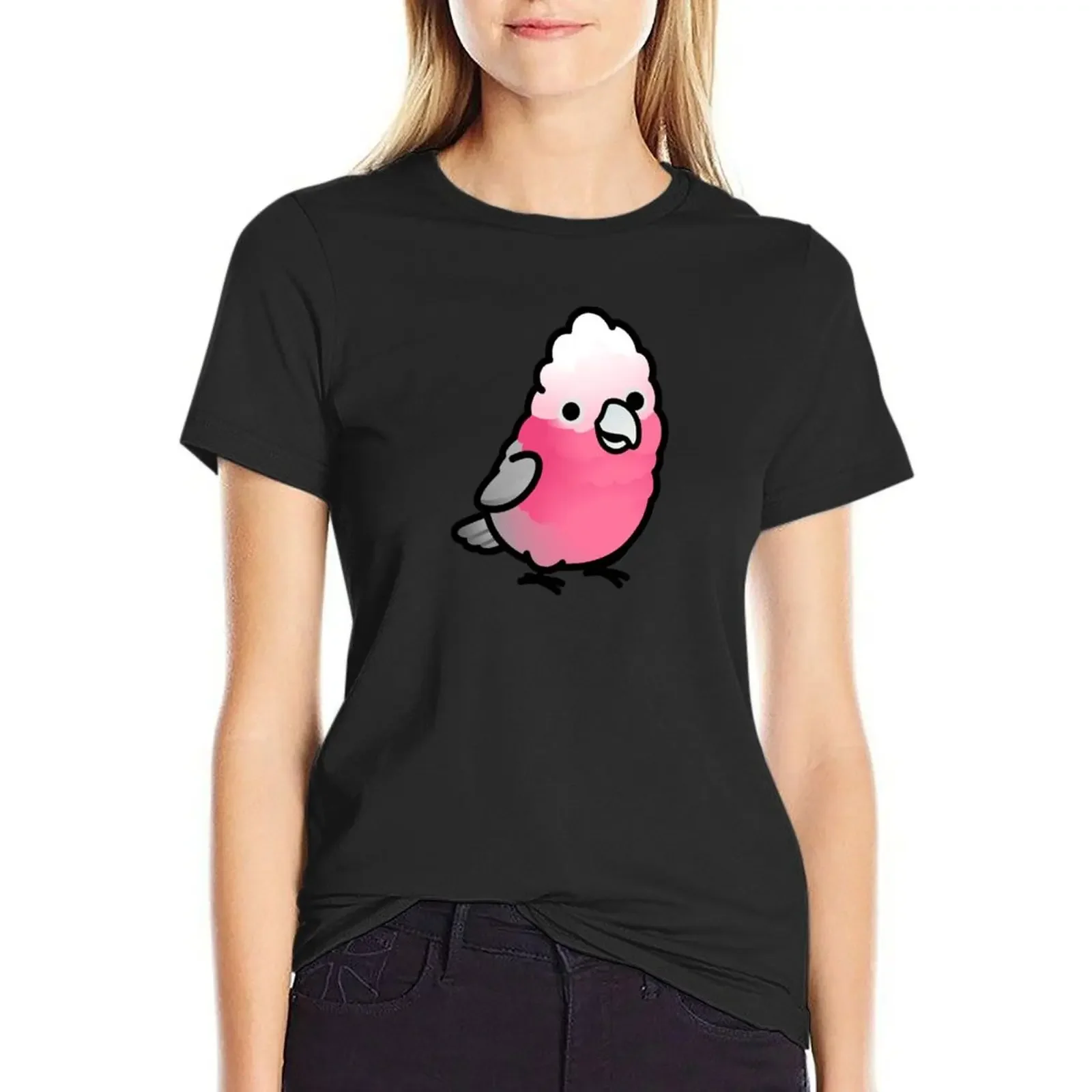 

Rose-Breasted Galah Cockatoo T-Shirt animal print shirts graphic tees summer tops fashion woman blouse 2025