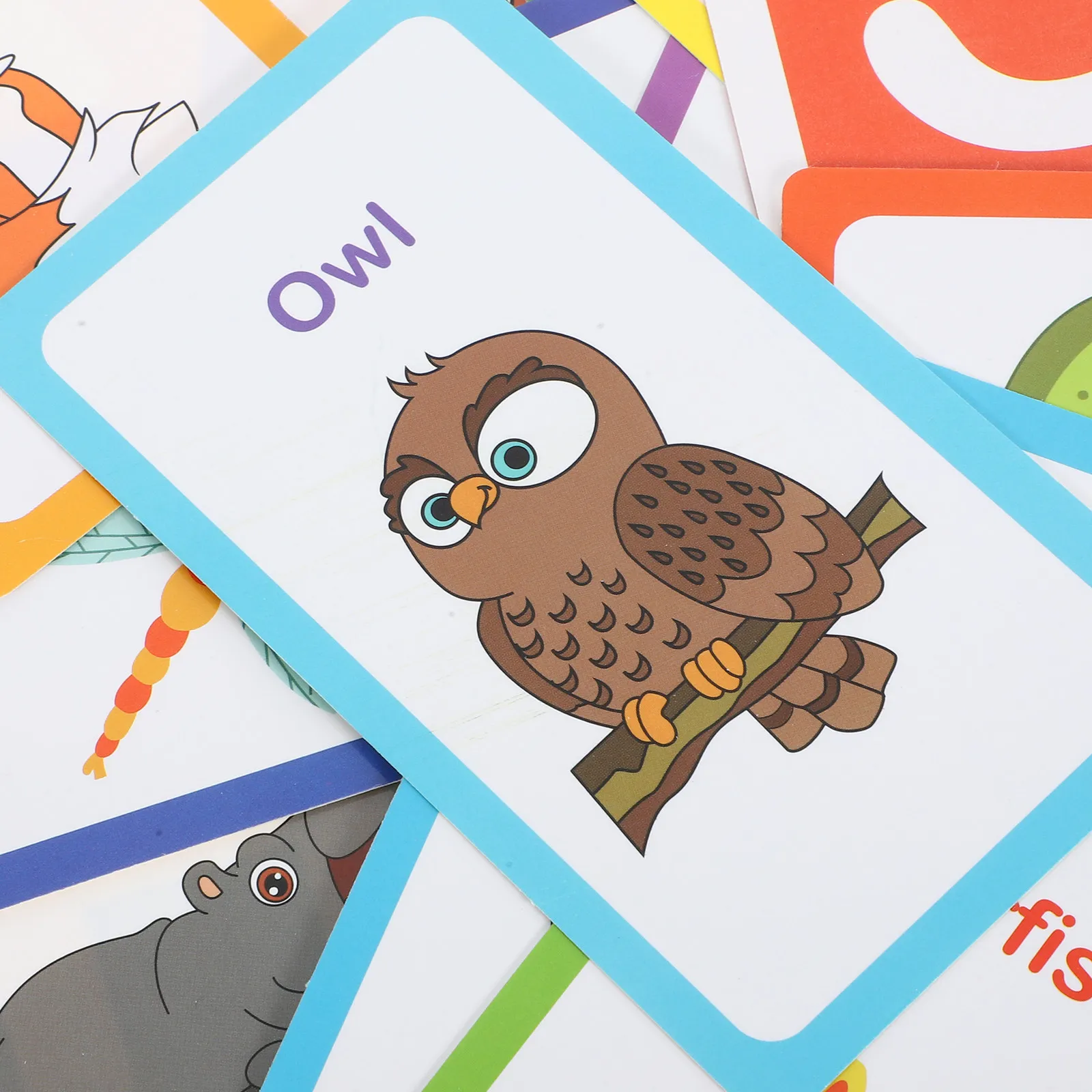 

1 Set Alphabet Flash Cards Early Education Recognition Cognitive Learning Cards for Toddlers Parents Kids Interactive