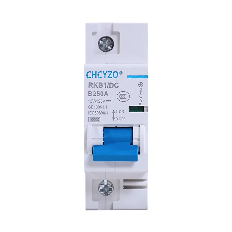 Wyłącznik automatyczny DC 1p 12-125v Mini automatyczny ochraniacz samochodu elektrycznego 80A/100A/125A/200A/250A Ochraniacz akumulatora