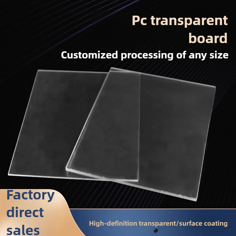 

Clear PC Sheet, Polycarbonate Solid Board, High-Temp, 3-10mm Thick