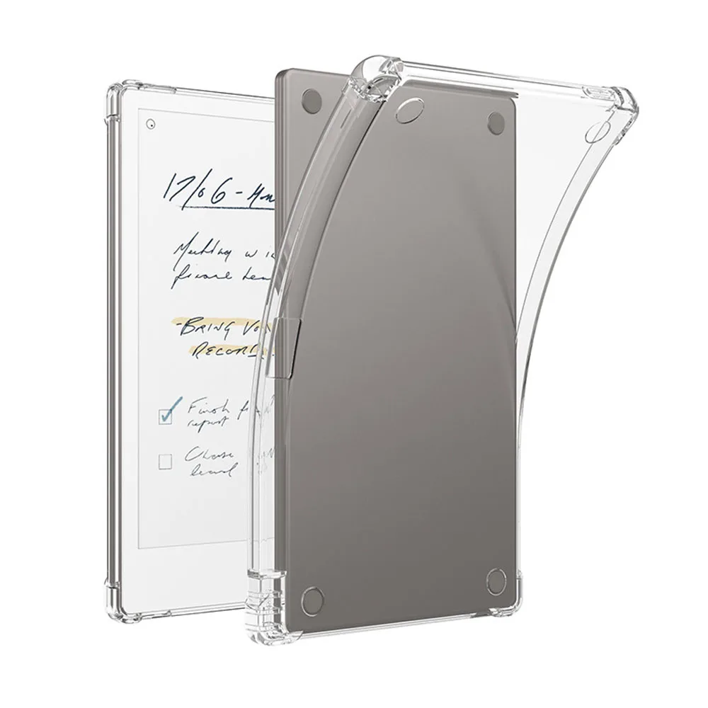 

Transparent Shockproof TPU Case for Remarkable 2/Pro Move 7.3" 11.8" Four Corner Airbag Anti-Fall With Pen Slot Protective Cover