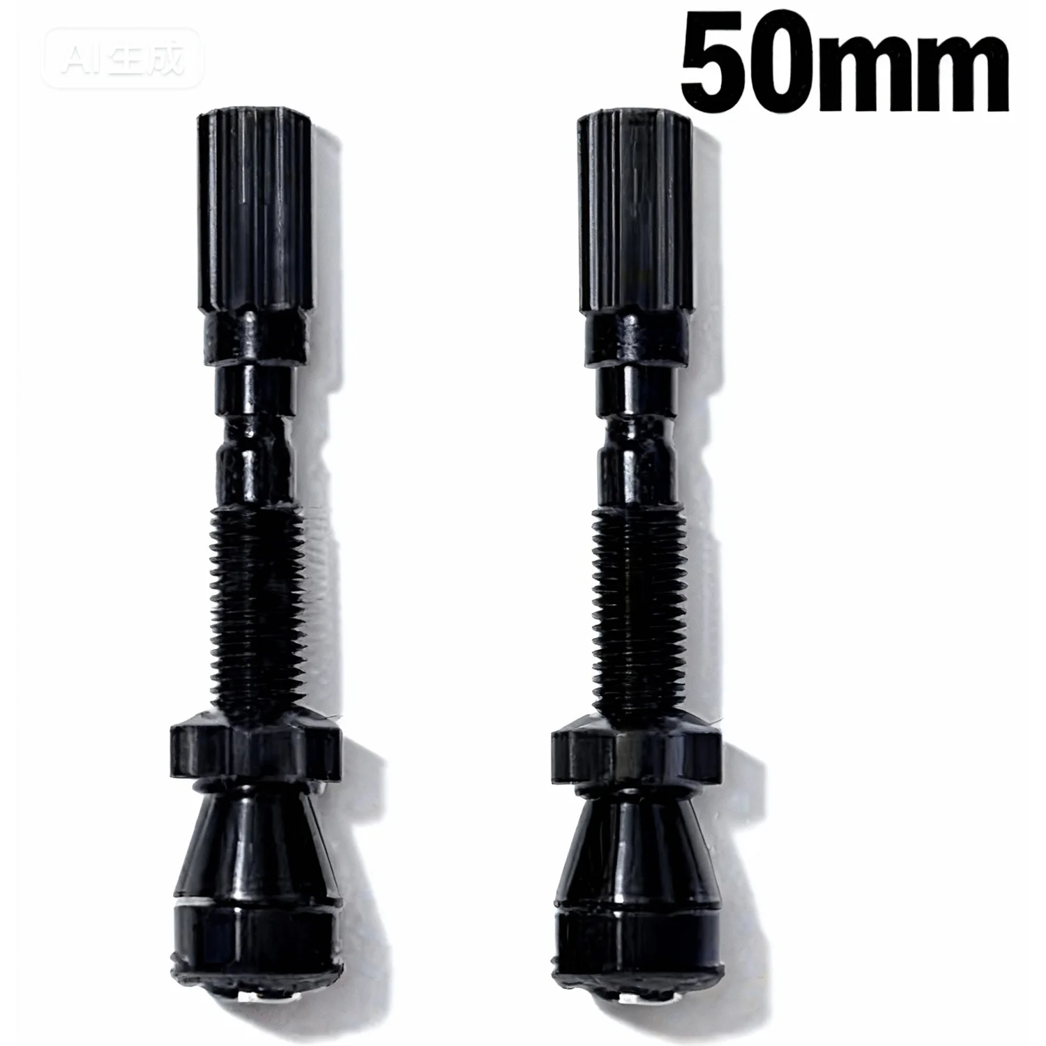Wielen - Fillmore Tubeless Fietsbandventielen - 50 mm Zwart Paar - voor Road, Mountainbike en Cyclocross tubeless Wielen - afbeelding 1