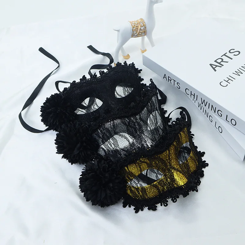 

Вечерняя маска для глаз, кружевная декоративная маска на Хэллоуин, венецианская маска для вечеринки, декоративная маска для вечеринки, маскарада, Хэллоуина