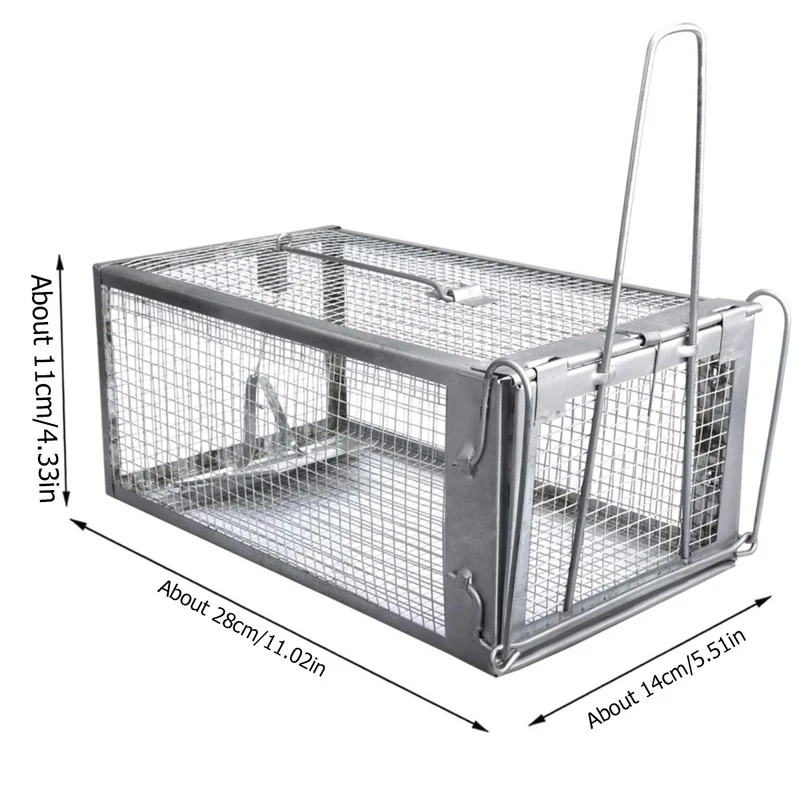 Large Rodent Trap Rat Mousetrap Killer Effective Pest Control for Home Garden