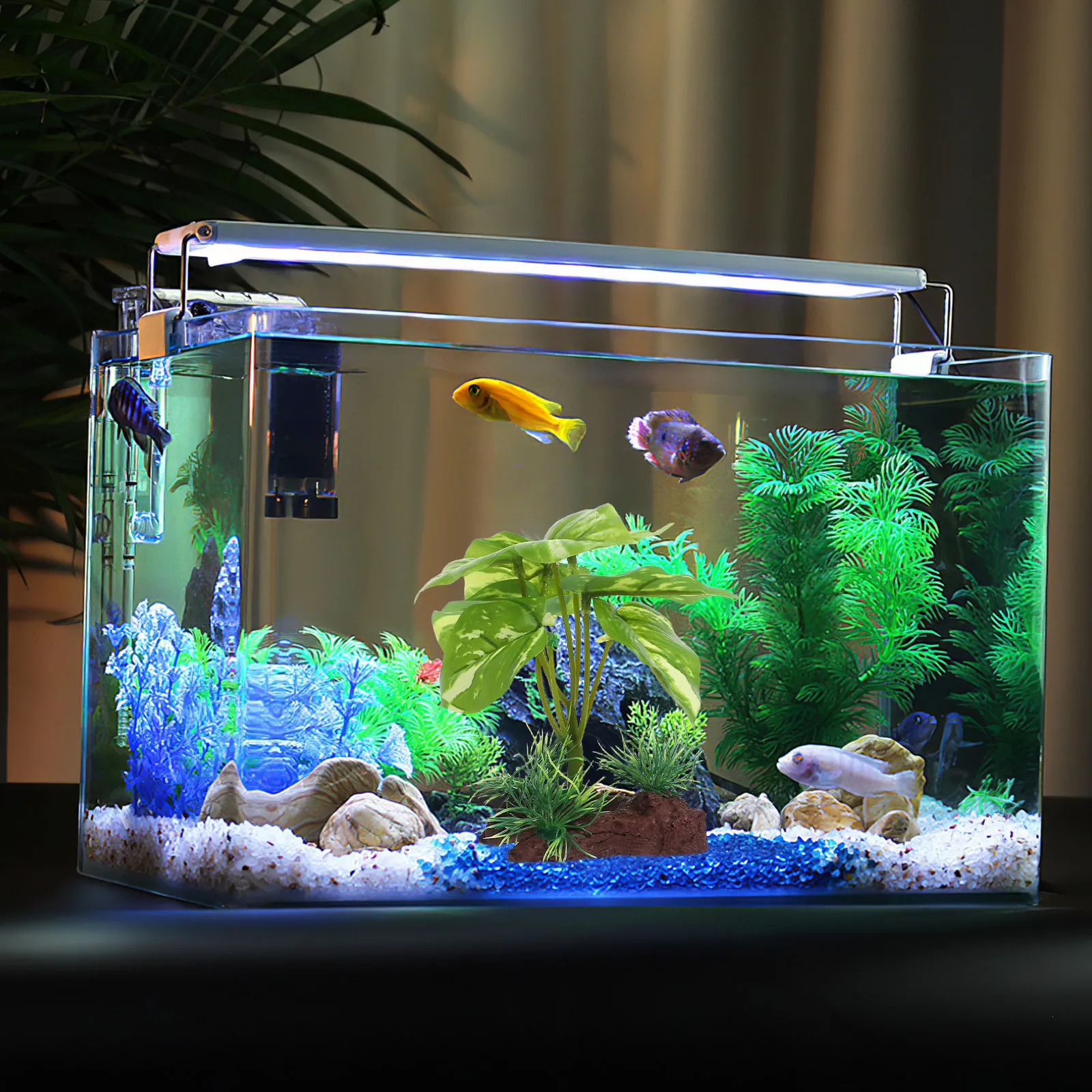 Tanaman Akuarium Plastik yang  - Aquarium Planted Tank Setup ulasan dan harga