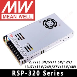 Mean Well RSP-320-3.3V/5V/7.5V/12V/13.5V/15V/24V/27V/36V/48V Switching Power Supply Meanwell 320W PSU PFC function