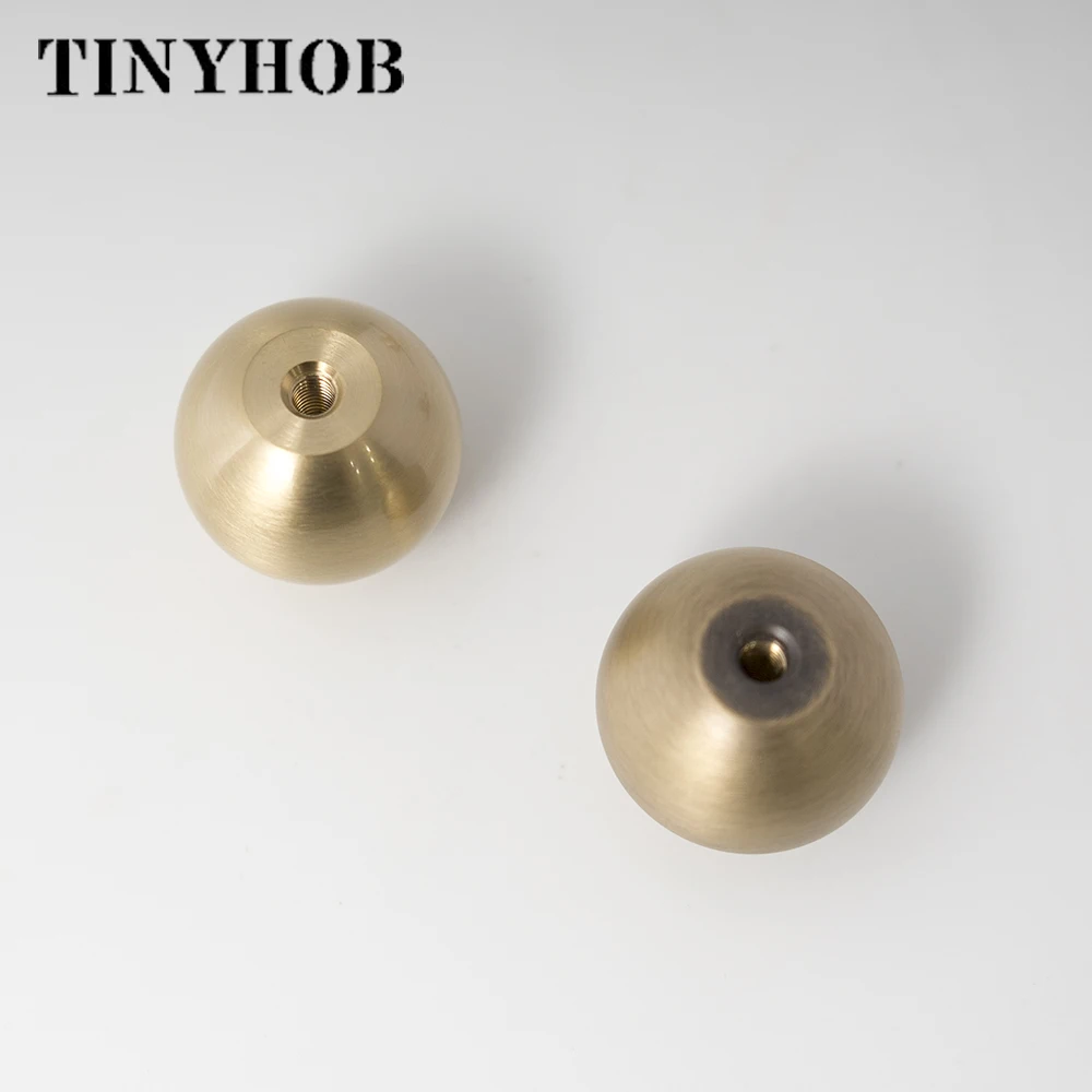 Vintage Brass Ball Knobs with Backplate,Single Hole Cabinet Drawer Pulls, Retro Furniture Hardware for Kitchen Bathroom Wardrobe