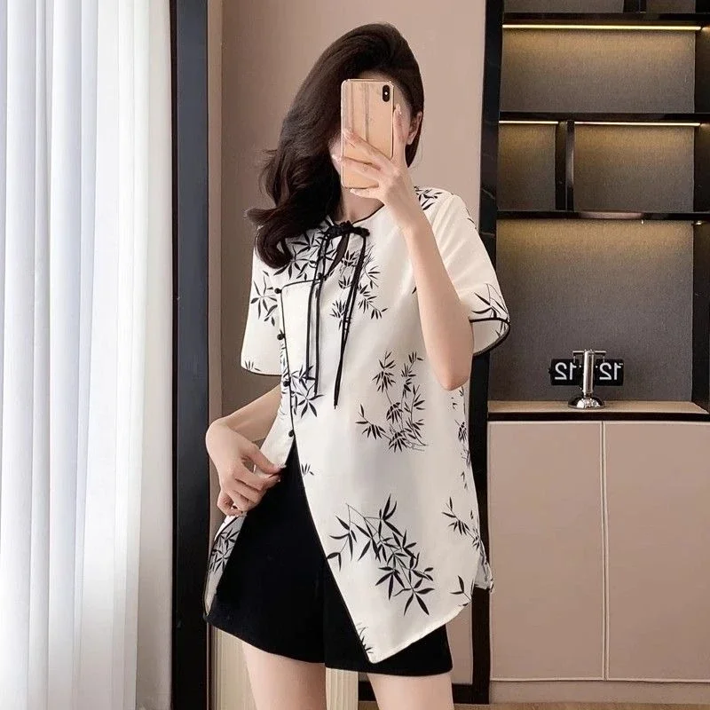 

Print Short Sets for Women 2 Pieces Chiffon New in Matching Stylish Classic Vacation Outfits 2025 Outfit Ensembles Woman Shorts