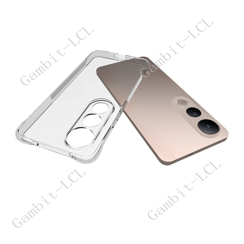 

Чехол против падения для Vivo V50 Lite 4G V50Lite 2025 5G V2441, оригинальная противоударная задняя крышка из мягкого ТПУ для VivoV50Lite