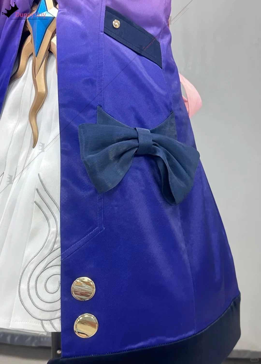 Honkai: Star Rail Cyrene Cosplay Costume Cyrene Purple Lolita Women's Dresses Uniform Anime Halloween Play Role Wig Shoe Suit