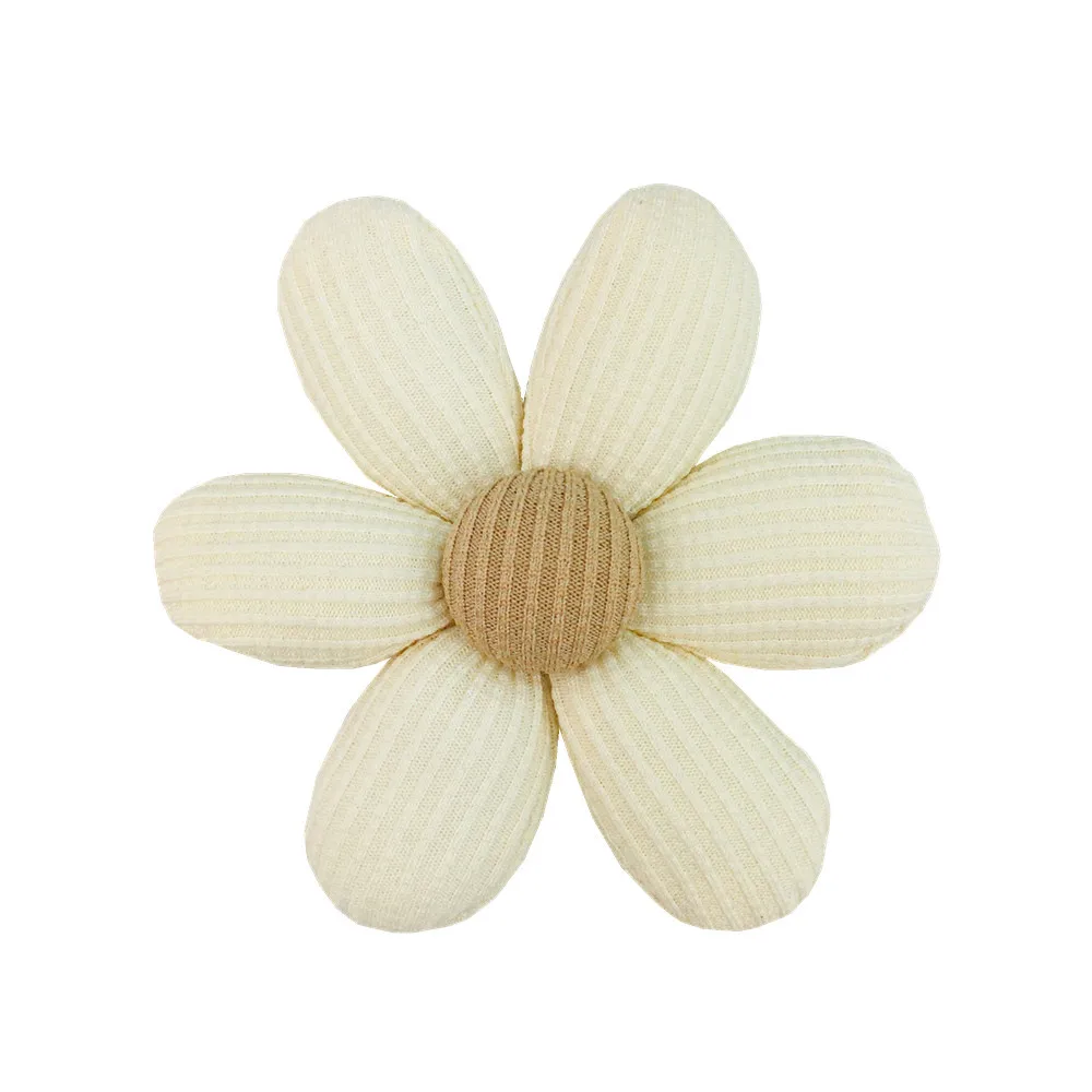 Accessoires en coton de Style pastoral, 300 pièces, 8cm, fleurs, tissu tridimensionnel à Six pétales, vêtements pour cheveux, vente en gros