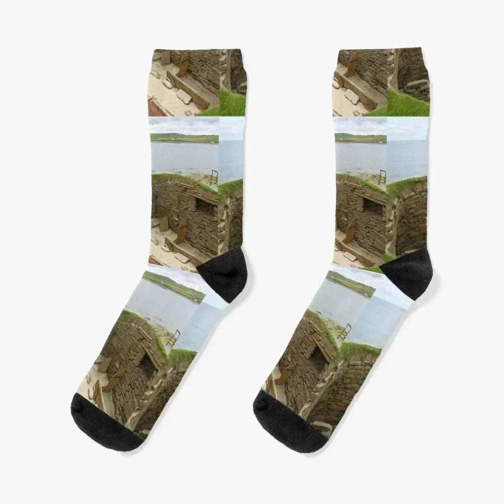 Orkney Islands - Historical monuments Socks Christmas kawaii Toe sports Soccer Socks Men Women's