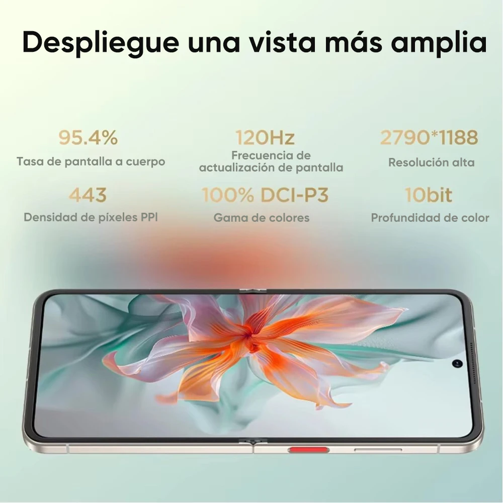 الإصدار العالمي Nubia Flip 5G هاتف ذكي قابل للطي أندرويد 13 6.9 "120 هرتز OLED شاشة مطوية 50MP AI كاميرا مزدوجة 33 واط شحن سريع