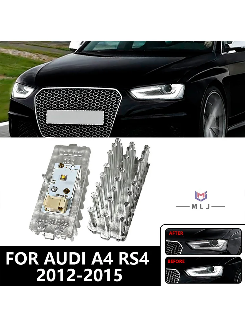 Für Audi A4 RS4 B8 A5 S5 8T 8F 2012-2015 OE P121260 DRL Tagfahrlicht LED-Modulplatine Auto-Zubehör
