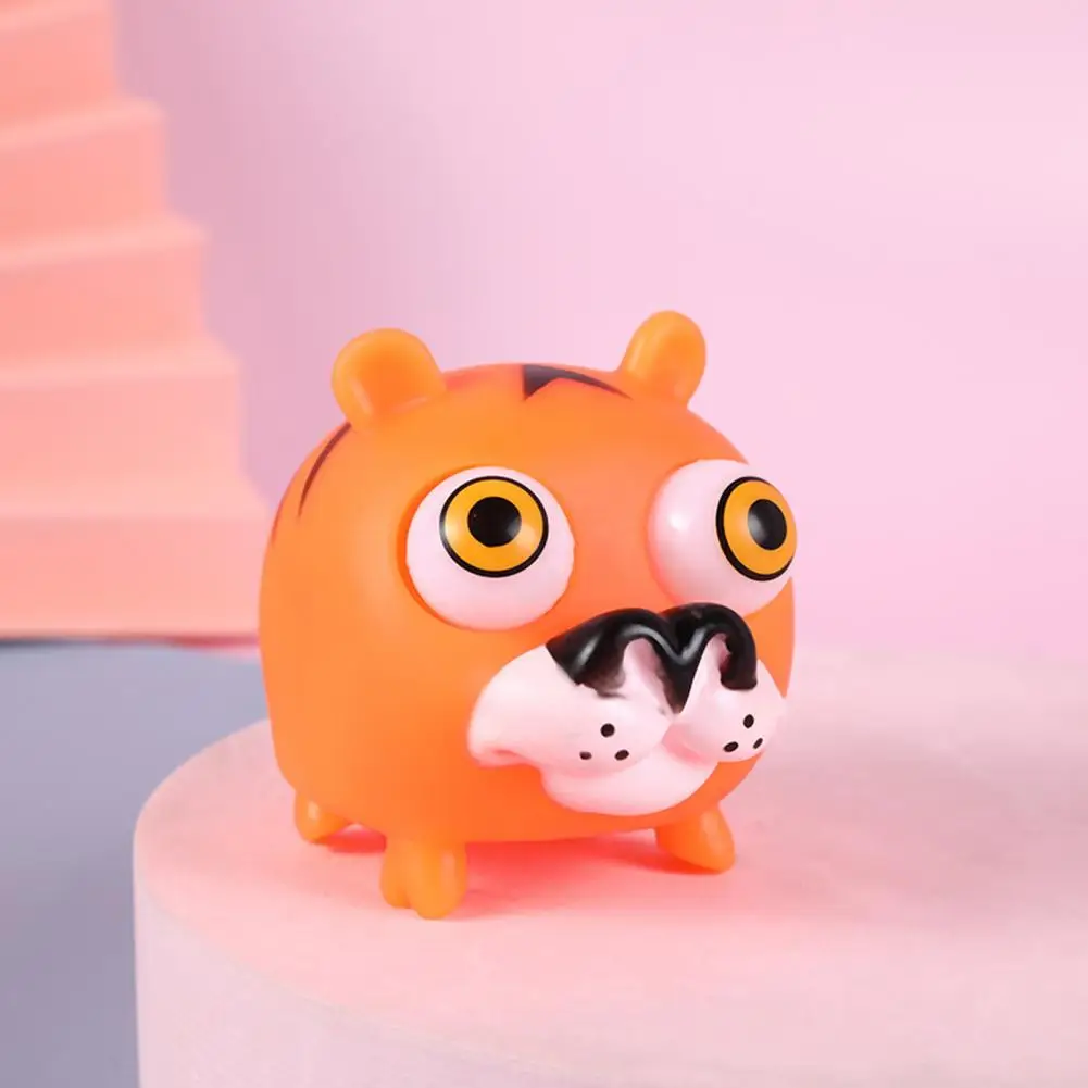 Stress Relief Toy Popping Eyes Squeeze Toy Stress Relief Fidget Toy Hand Relaxation Focus Aid Cartoon Party Favor Gift Set
