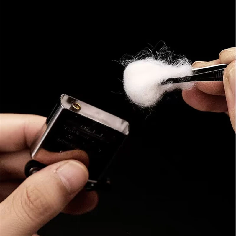 2Pack Nine Hole Fiber Cotton For Zippo Zorro Gas Lighter High Oil Storage Rate Prevent Volatilize Cotton Inner Replace Part view 5