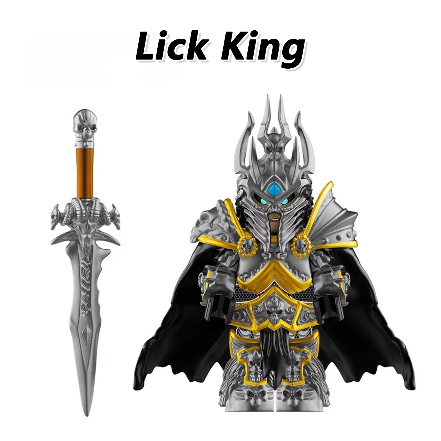 World Of Warcraft Wow Bausteine Lich King Mini Actionfigur Spielzeug Berserk Guts Gus Bausteinfigur Weihnachtsgeschenk