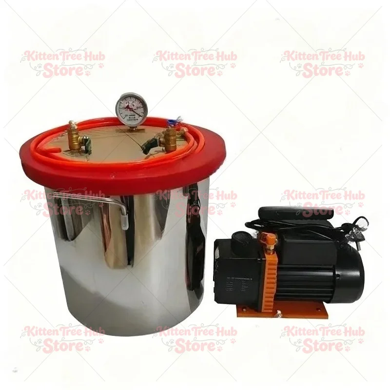 For 196 Vacuum Saturation Apparatus with Vacuum Pump Water Saturation Chamber for Geotechnical Rock Defoaming Tank