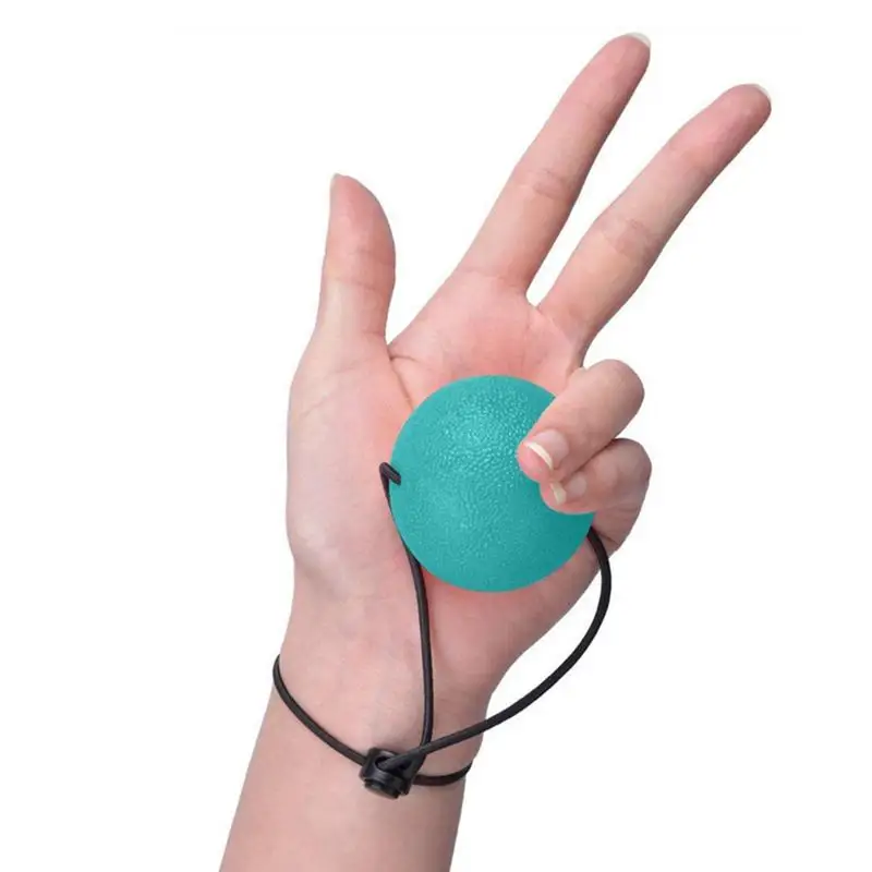 Squeeze Balls For Hand Finger Exerciser With Adjustable Wrist Strap Portable Exerciser Grip Ball Hand Strengthener Trainer Balls