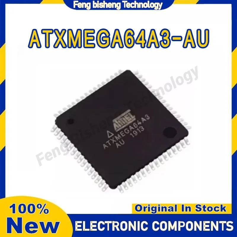 atxmega64a3-au-atxmega64a3-atxmega64a-atxmega64-atxmega-ic-mcu-チップ-tqfp-64-100-新オリジナル在庫あり