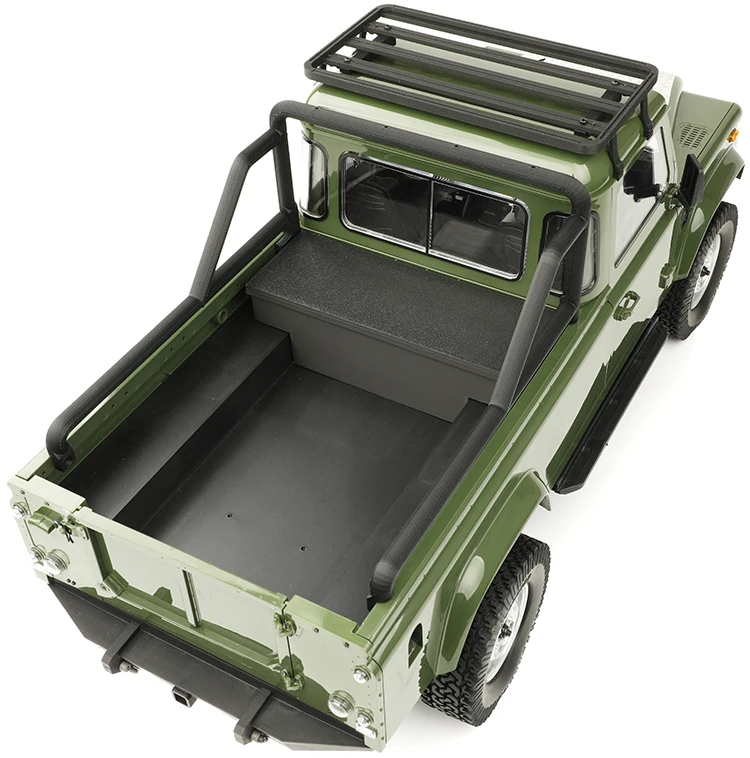 Caja de Herramientas TRX4 y jaula enrollable para coche teledirigido 1/10, accesorios para camioneta de 2 puertas, Traxxas, TRX4, Wild-Defender, RD110