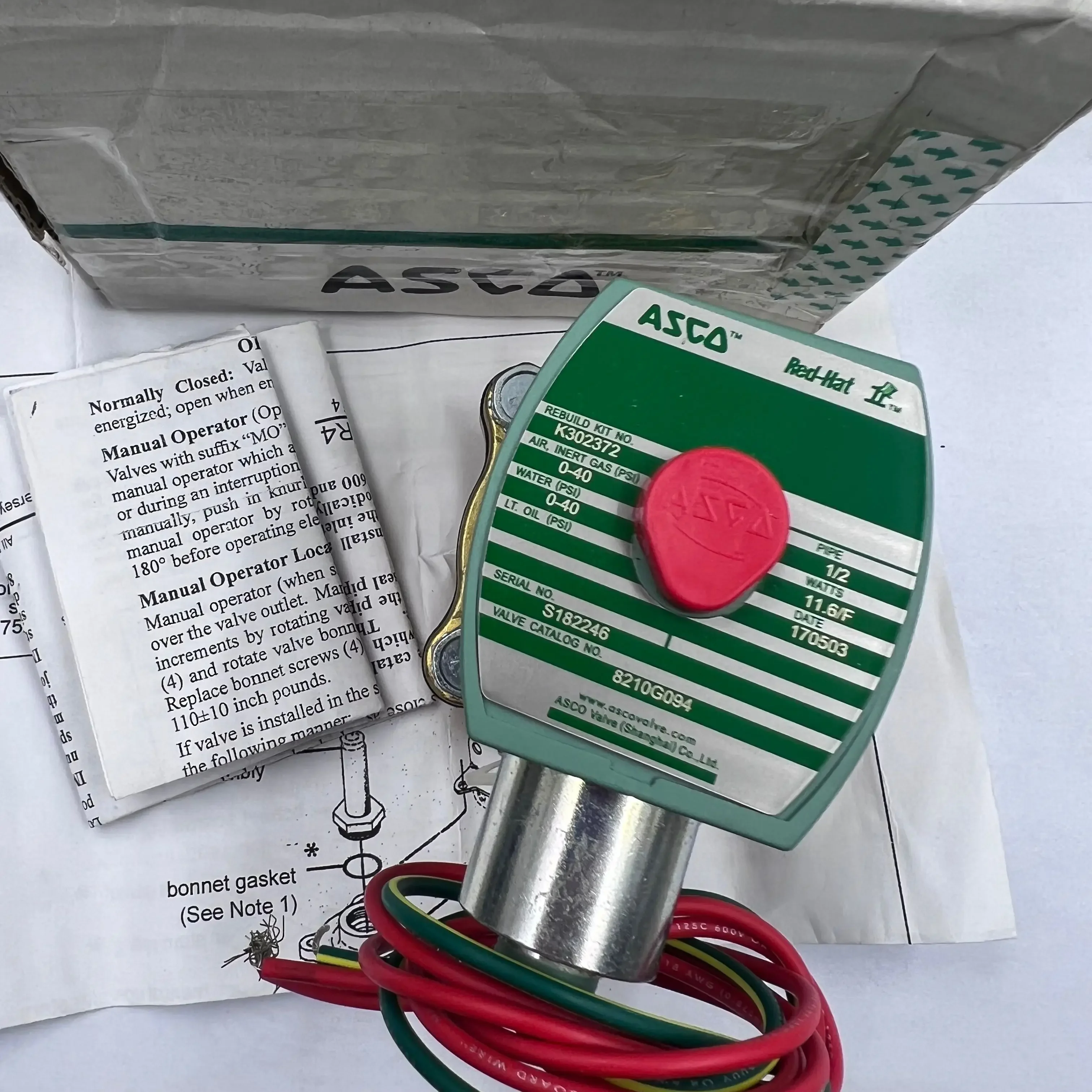 

Оригинальный американский электромагнитный клапан 323593 /К 302372 / 302372