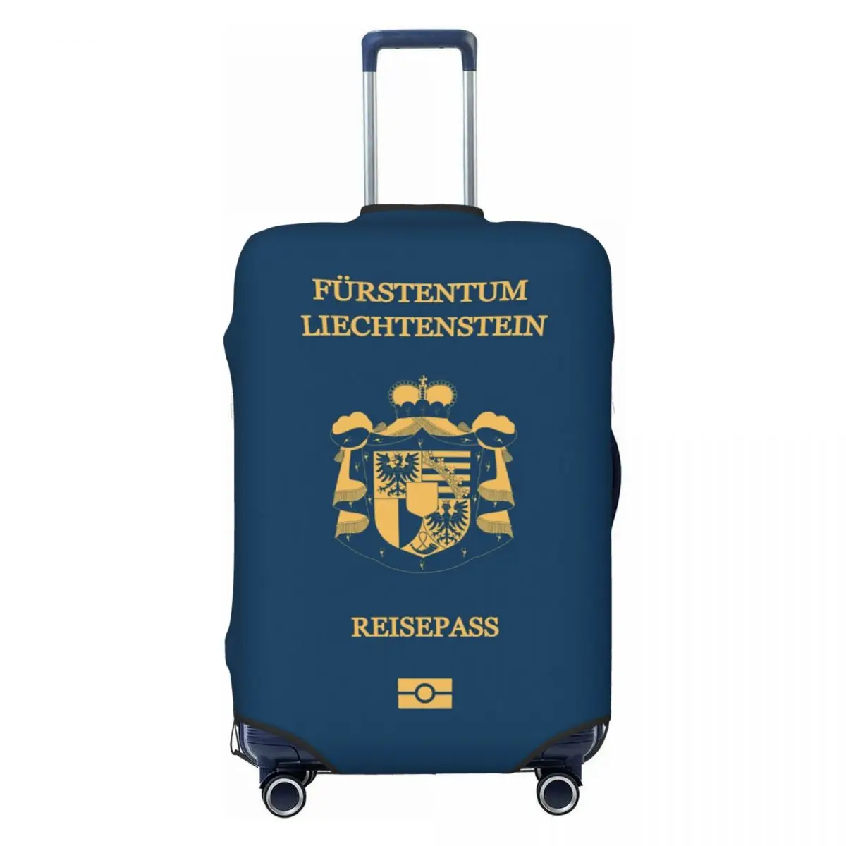 

Чехол для дорожного багажа Liechtenstein Passport, моющийся чехол для чемодана, подходит для 18-32 дюймов