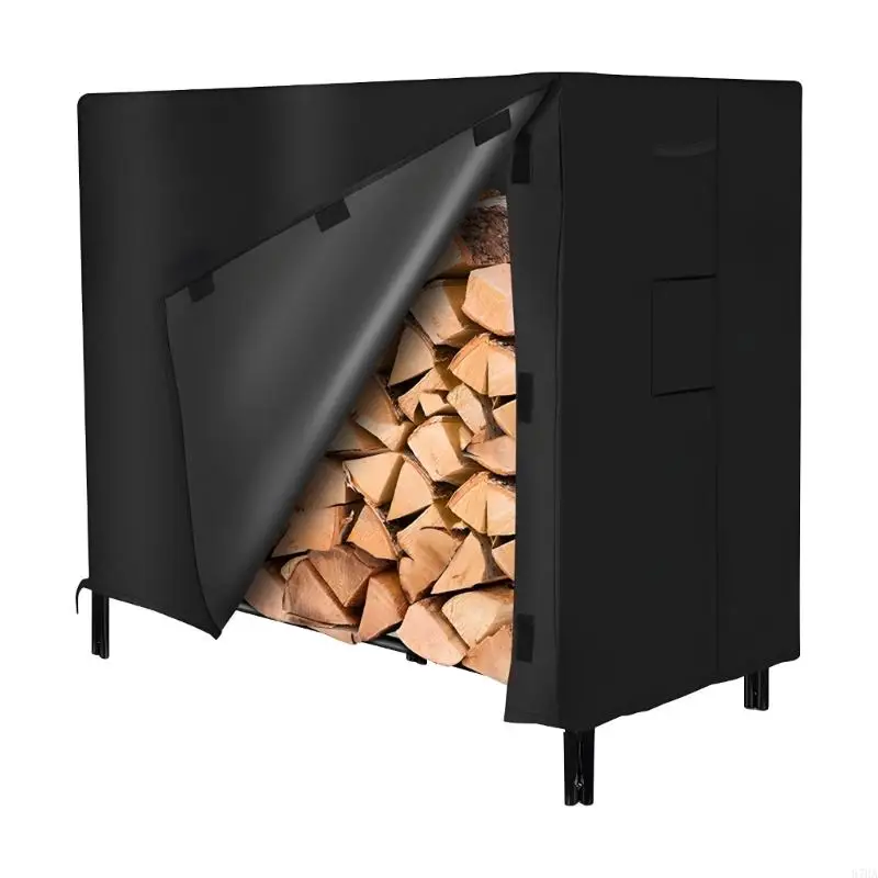 Weather Waterproof Resistant Firewood Rack Covers Constructed From Heavy 420D Oxford Fabric Outdoor Camping Patio And 87HA