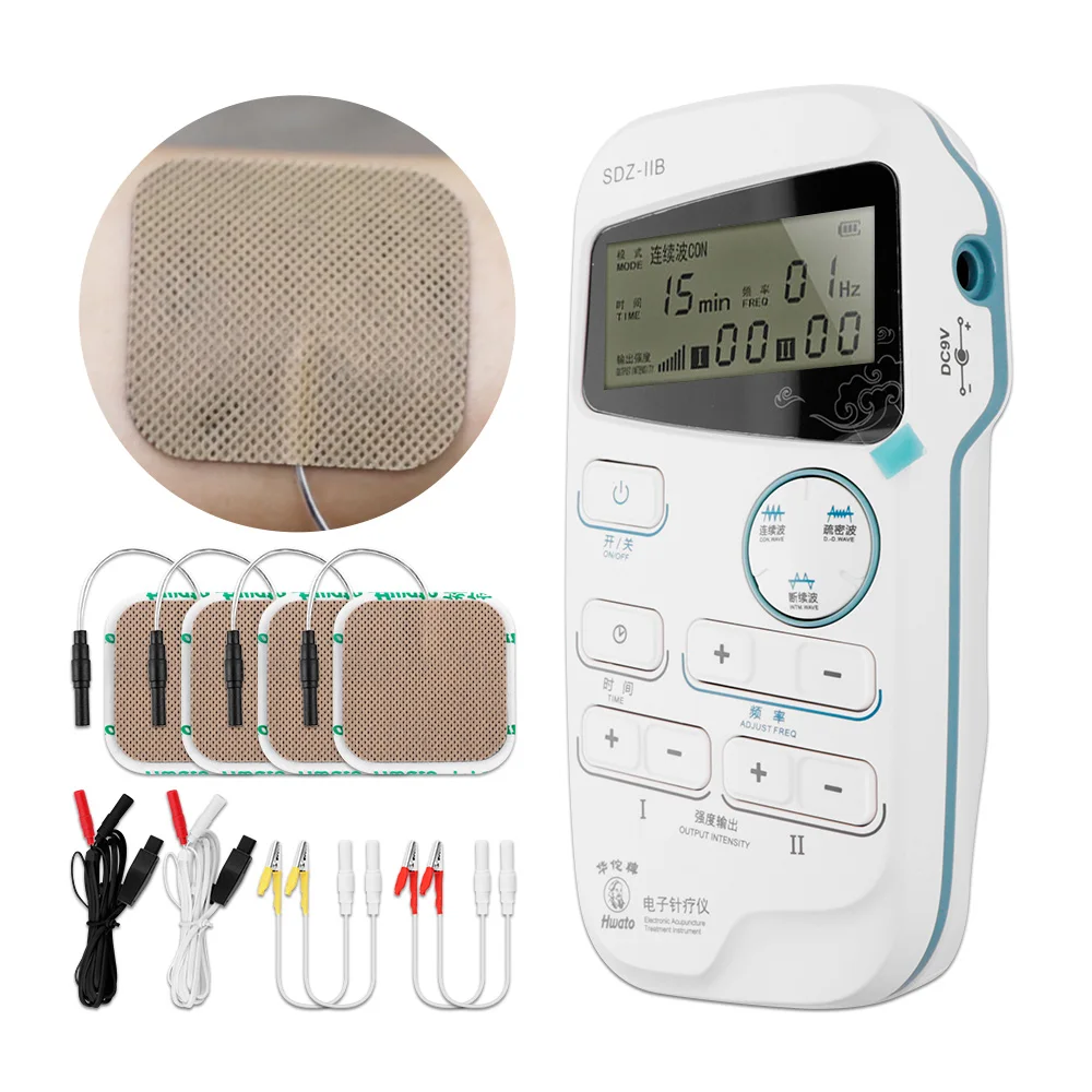 

Portable Electronic Acupuncture muscule Stimulator SDZ-IIB 2 Channel Impulse Body Electro Acupuncture Instrument TENS Units