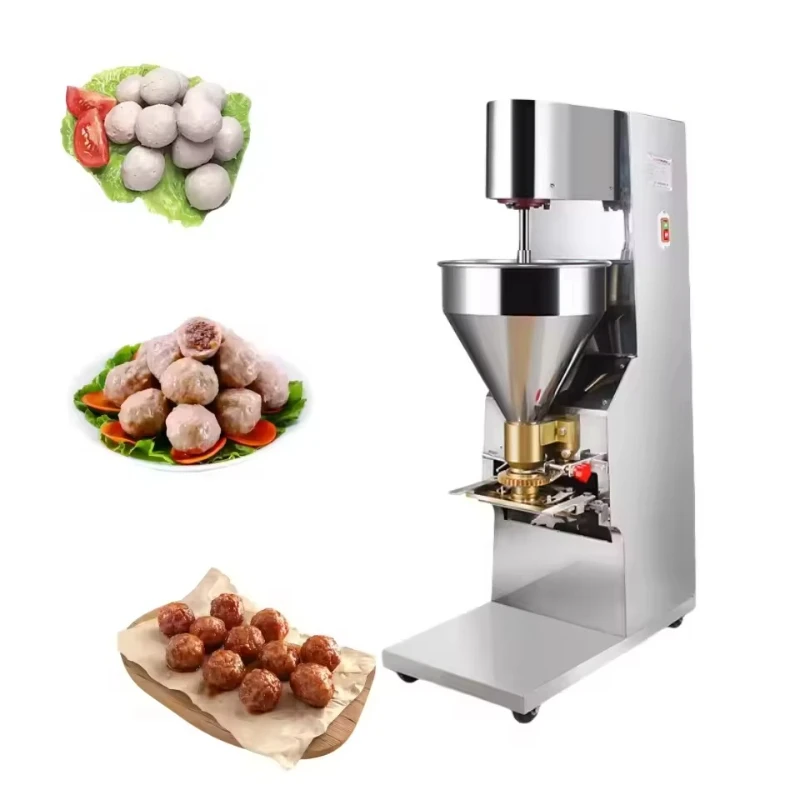 

Shrimp Meatball Grinder Batter Coating Batter Meatball Forming Ball Roller Product Washing Machine