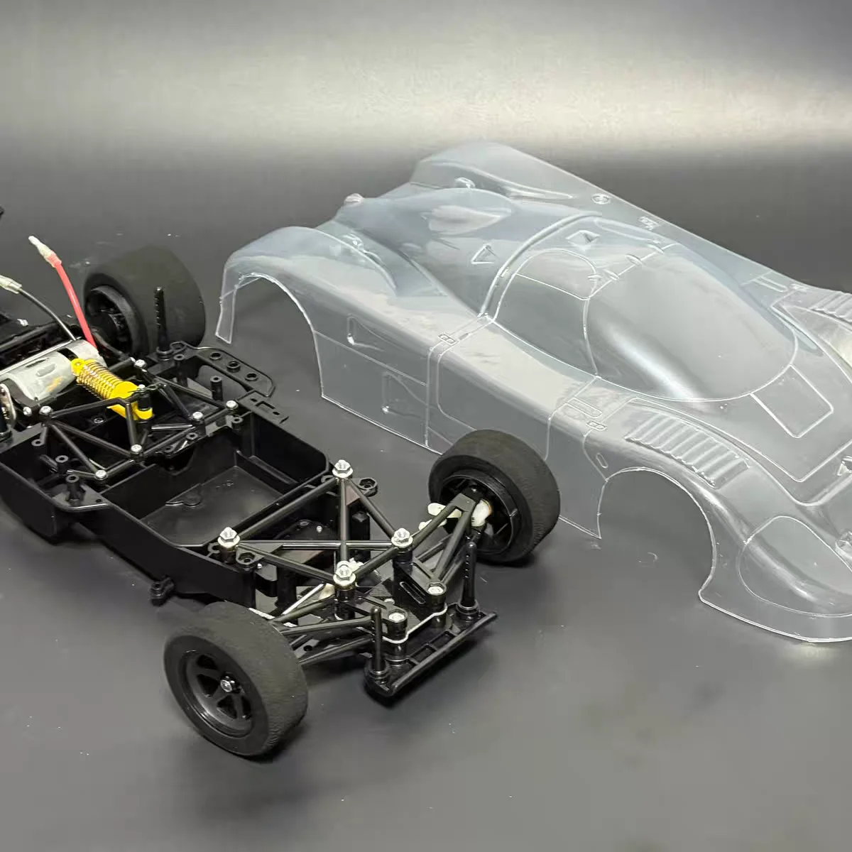 

1/10 Jajuar XJR Clear Lexan car body shell w/ decal sheet for Tamiya 47484 F1 Remote Control toys RC Car bodywork Upgrade part