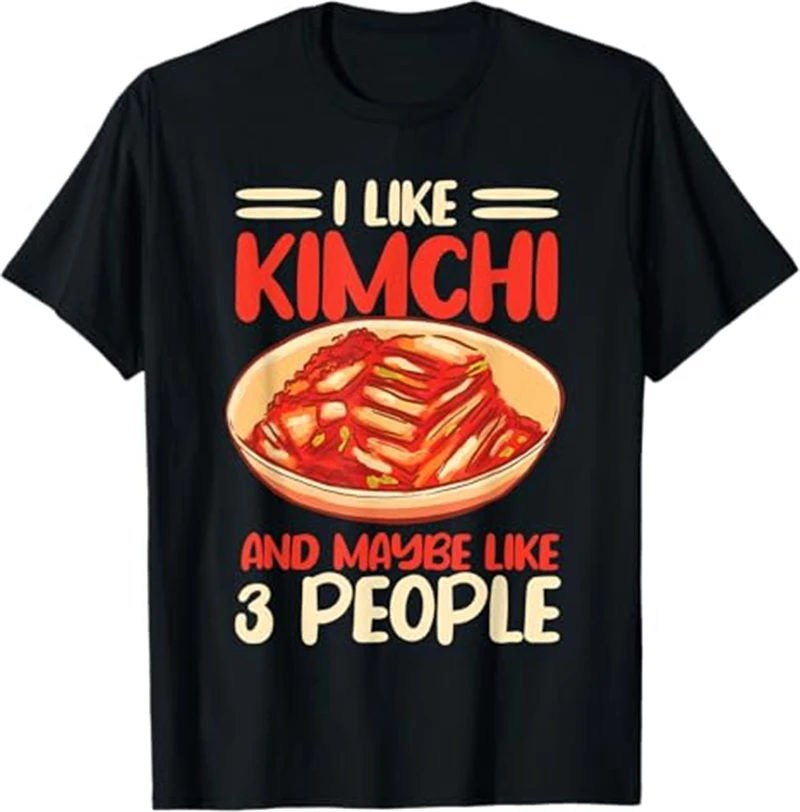 Hot Sale Korea Kimchi 3d Print T-Shirt Mannen Vrouwen Ronde Hals Korte Mouw Mode Unisex Casual Tops Zwarte Kwaliteit Tshirt