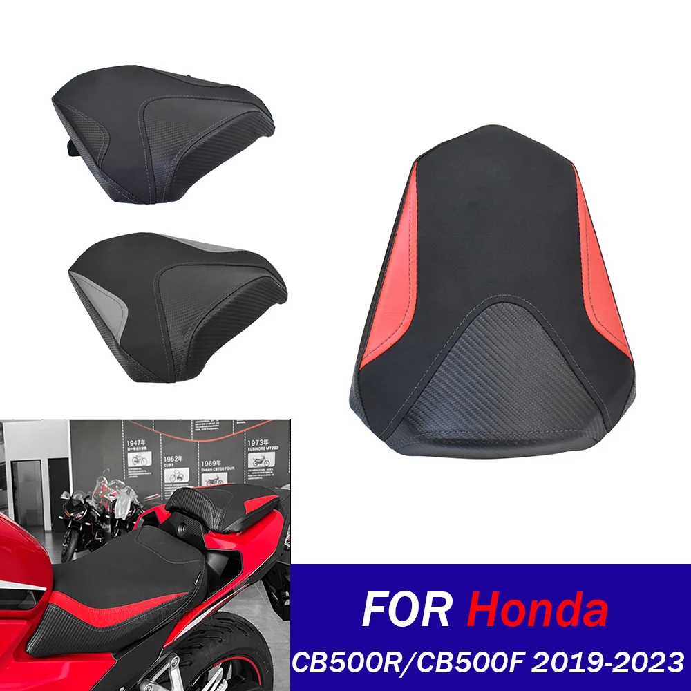 

CBR500R CB500F Подушка заднего сиденья для Honda CBR 500R CB 500F 2019-2023 2022 2021, чехол для пассажирского сиденья мотоцикла, аксессуары
