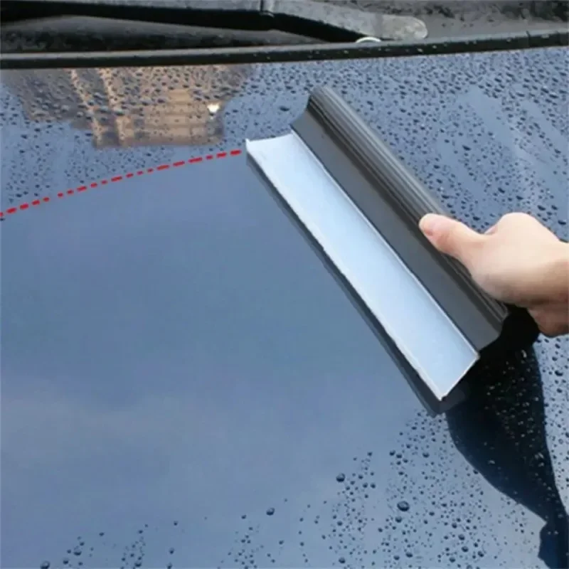 

Car Flexible Soft Silicone Wiper Window Cleaning Glass Scraper Silicone Handy Squeegee Auto Blade Clean Scraping Film Car Tools