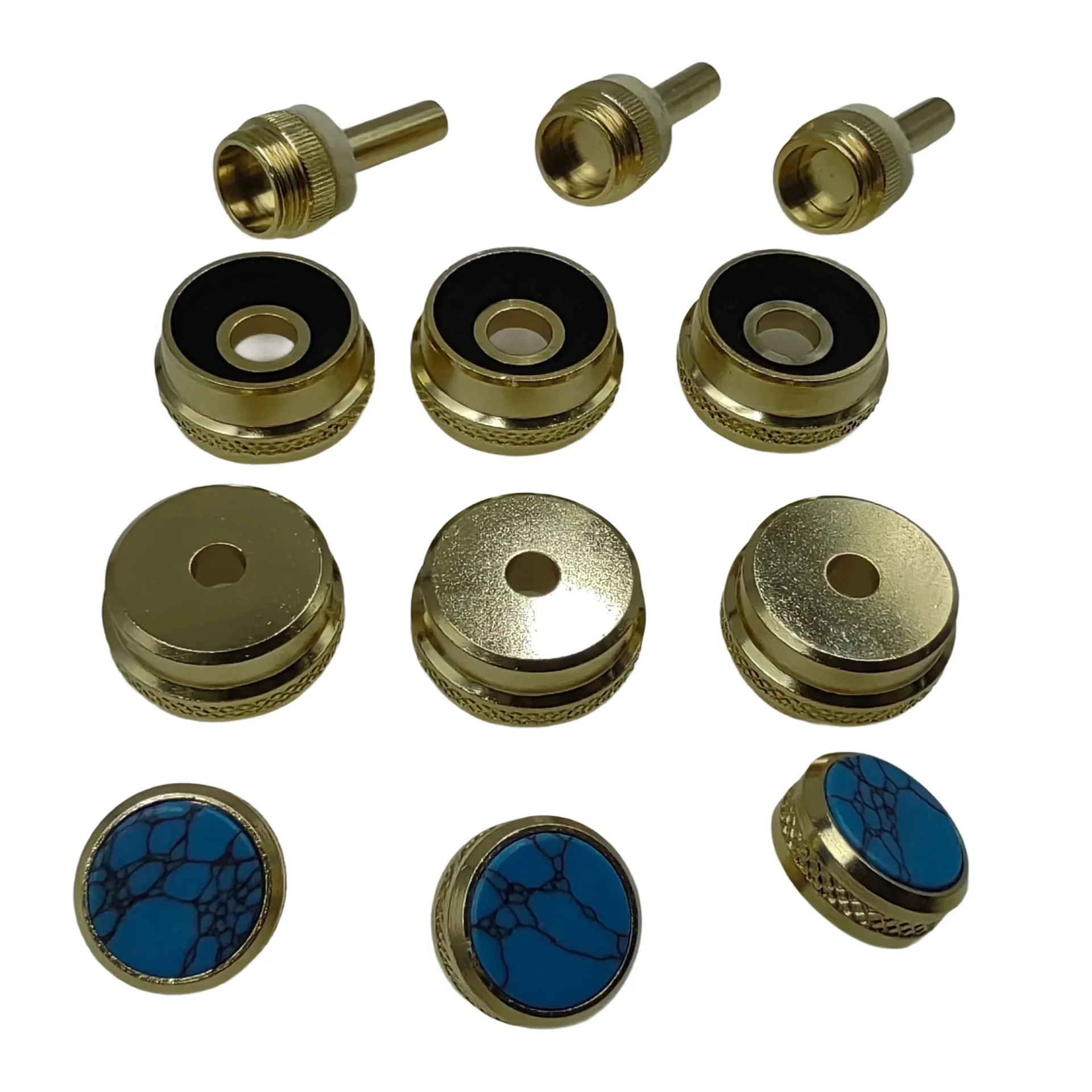 Trumpet accessories; small button of the bah button; abalone button; upper cover; lower cover; connecting rod copper button; sap