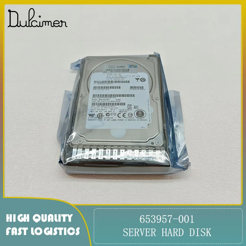 

Server hard disk 653957-001 600G 10K SAS 2.5-inch genuine second-hand