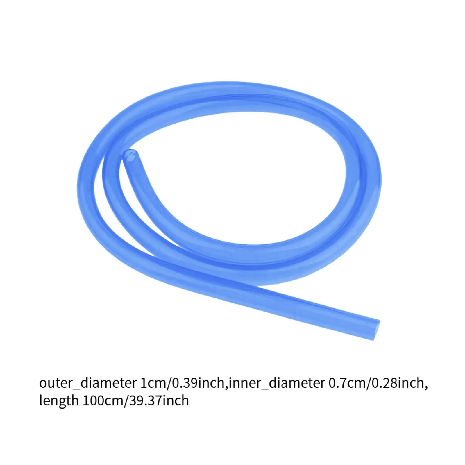 Hydration Drink Tube Hydration Tube Water Reservoir Bag Pipe Length 39.37inch Compatible Blue Transparent Soft Water Bag Hose - Image 6