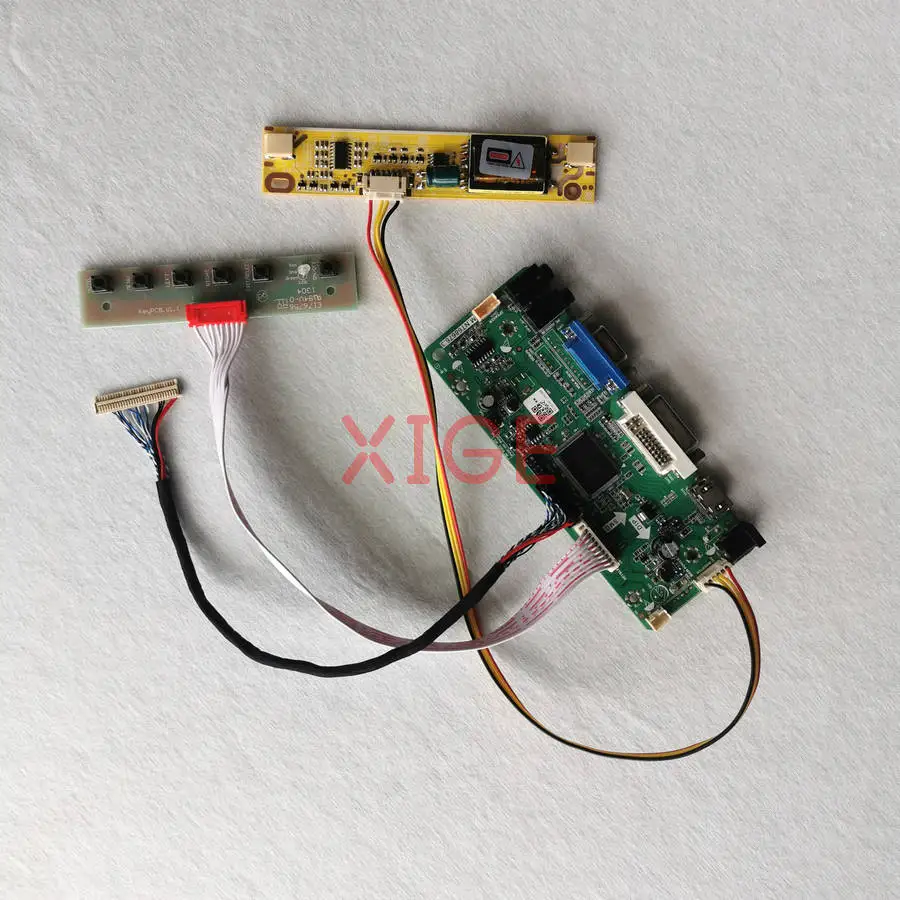 For LTN154X5 LTN154X9 LTN154AT08 LTN154XB Matrix Controller Drive Board DIY Kit 1280*800 HDMI+DVI+VGA 2-CCFL 1280x800 LVDS-30Pin