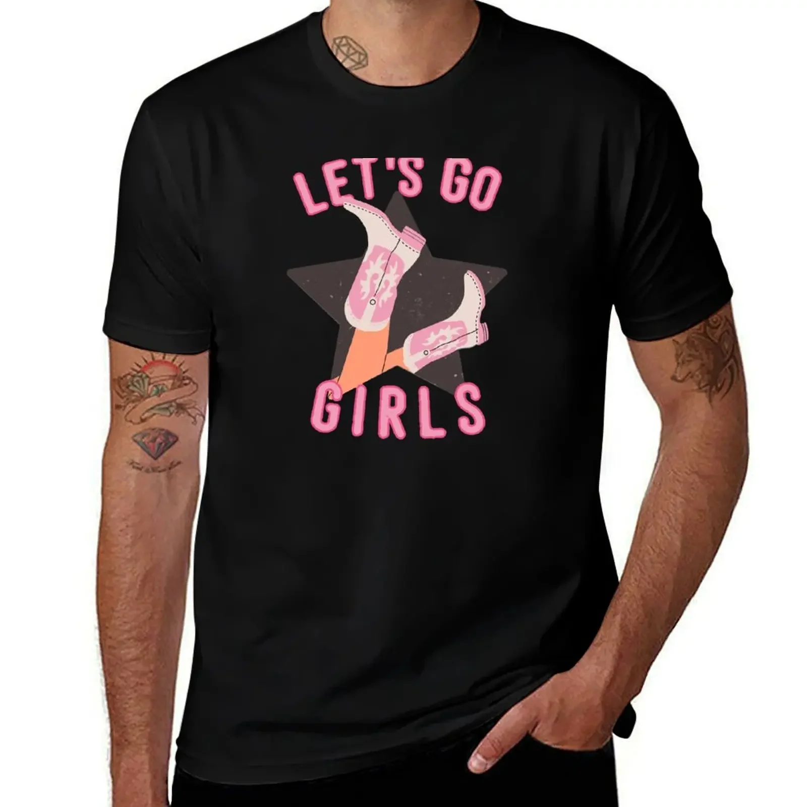 

Shania Twain - Lets go girls Bullhead T-Shirt vintage graphic tee topping funny t shirts men