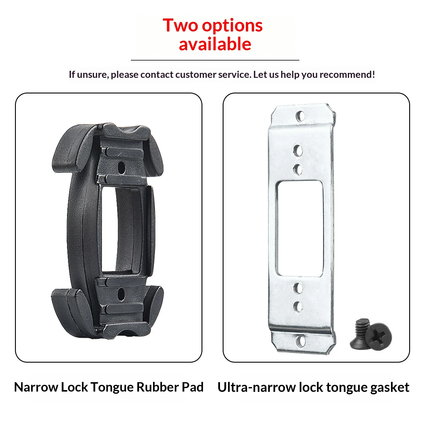 Toilet door lock tongue fixing tool bathroom glass door lock core fixing base rubber washer lock accessories