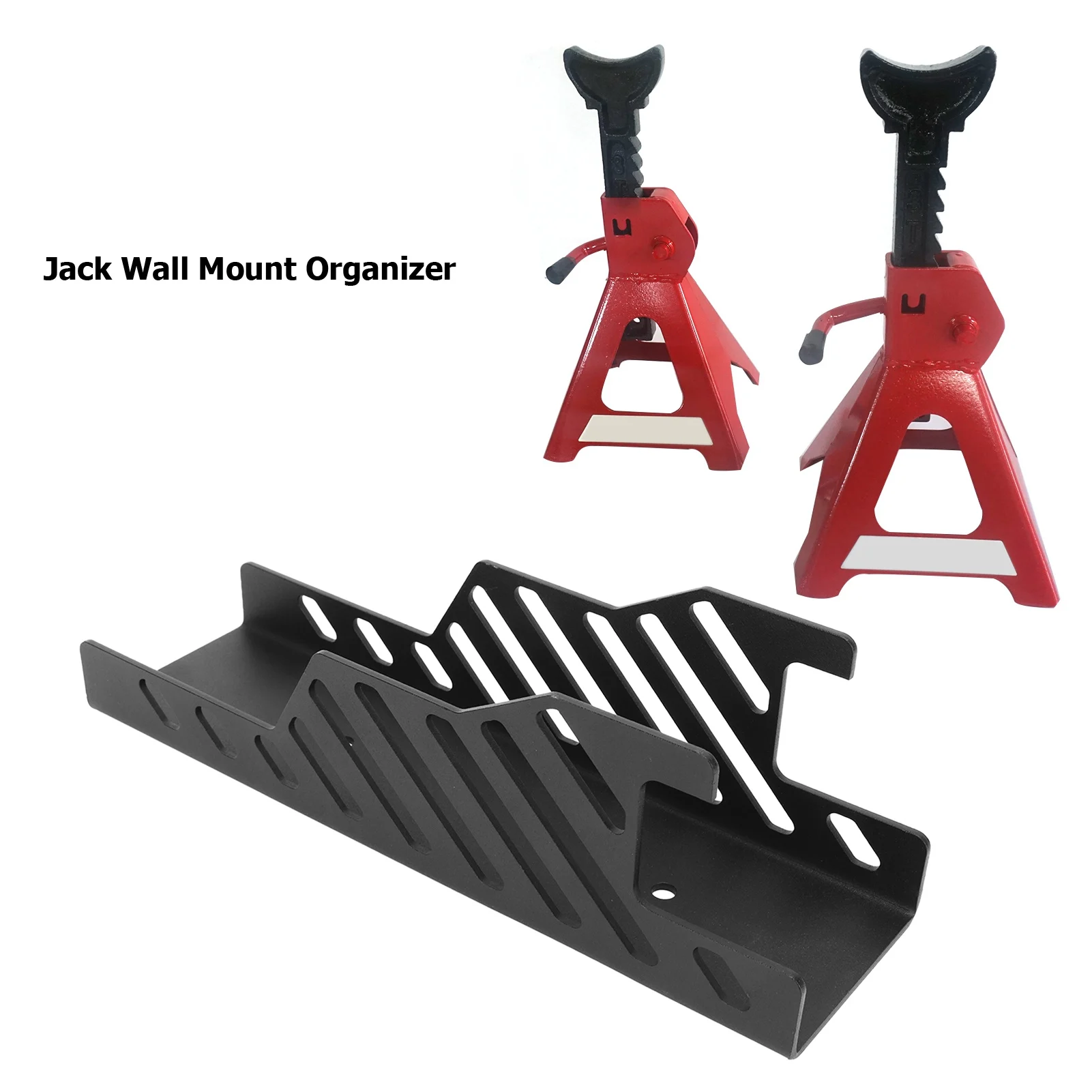 Jack Stand Rack Jack di sollevamento in acciaio montaggio a parete Organizer staffe appendiabiti per 5 6 Ton European 3 Ton Jack Jack Stand Rack