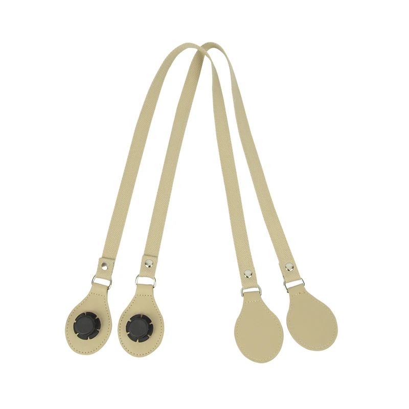 New 1 pair Long Thicken Polyester Cotton Flat Handles straps for OBag for EVA O Bag accessories replacements