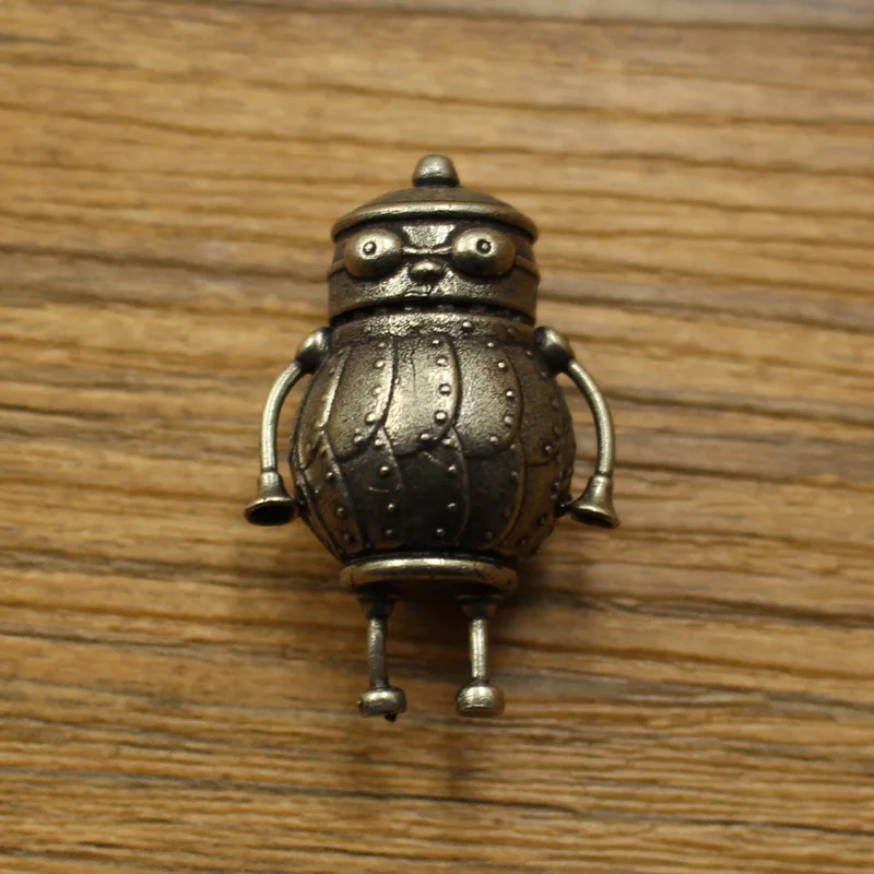 Cupronickel Mechaniczne roboty labiryntowe Figurki akcji Brelok do kluczy Akcesoria Model Pulpit Wnętrze samochodu Miniaturowe akcesoria ozdobne