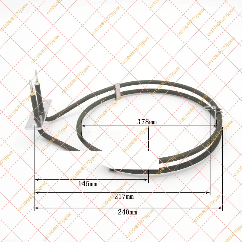 Steam oven Blast drying oven Round dry burning heating tube  oven Ring heating tube 1500W electric heating wire