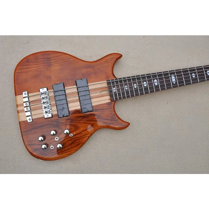 5 Strings Electric Bass Guitar Professional Bass Guitar Rosewood Fretboard Bass